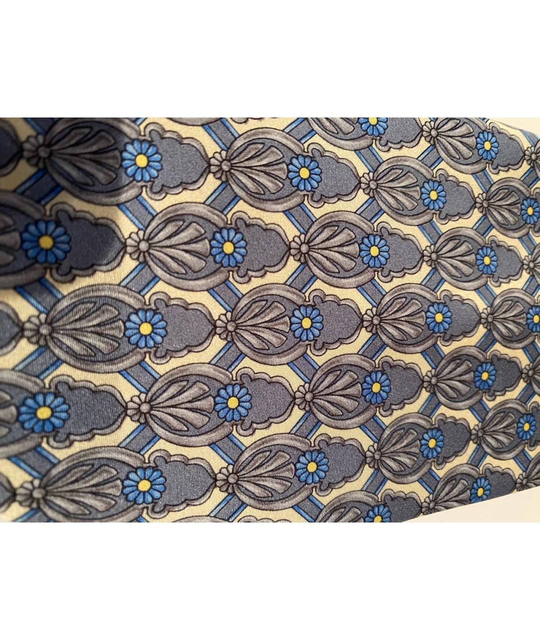 LANVIN Антрацитовый шелковый галстук, фото 4