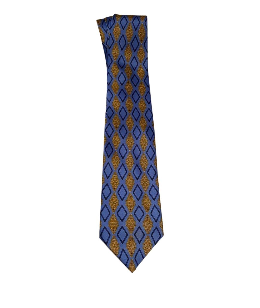 LANVIN Синий шелковый галстук, фото 1