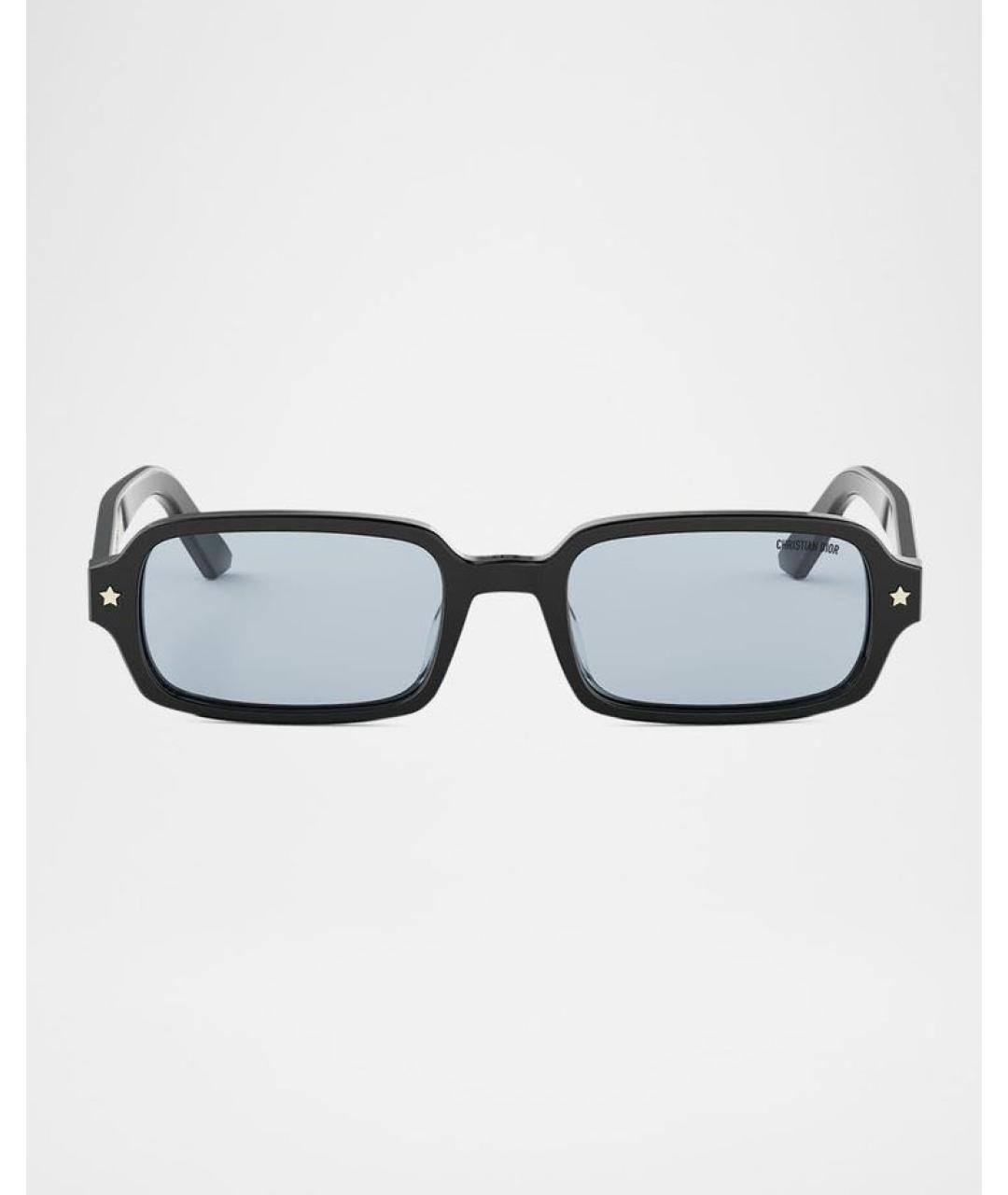 CHRISTIAN DIOR Черные пластиковые солнцезащитные очки, фото 3