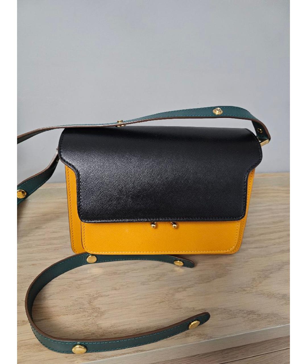 MARNI Мульти кожаная сумка через плечо, фото 8