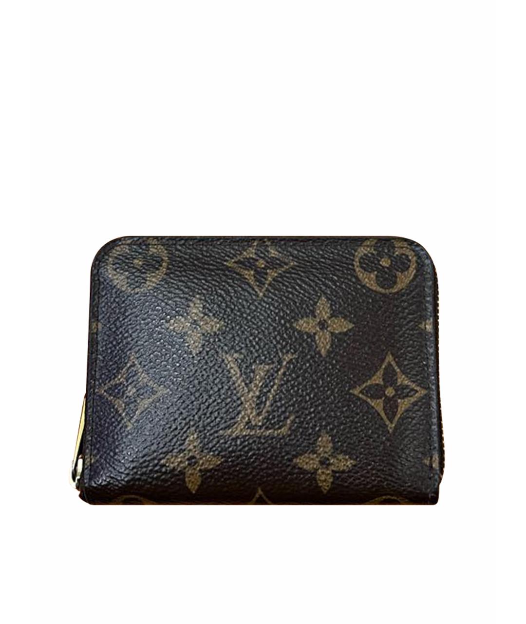 LOUIS VUITTON Коричневый кошелек, фото 1