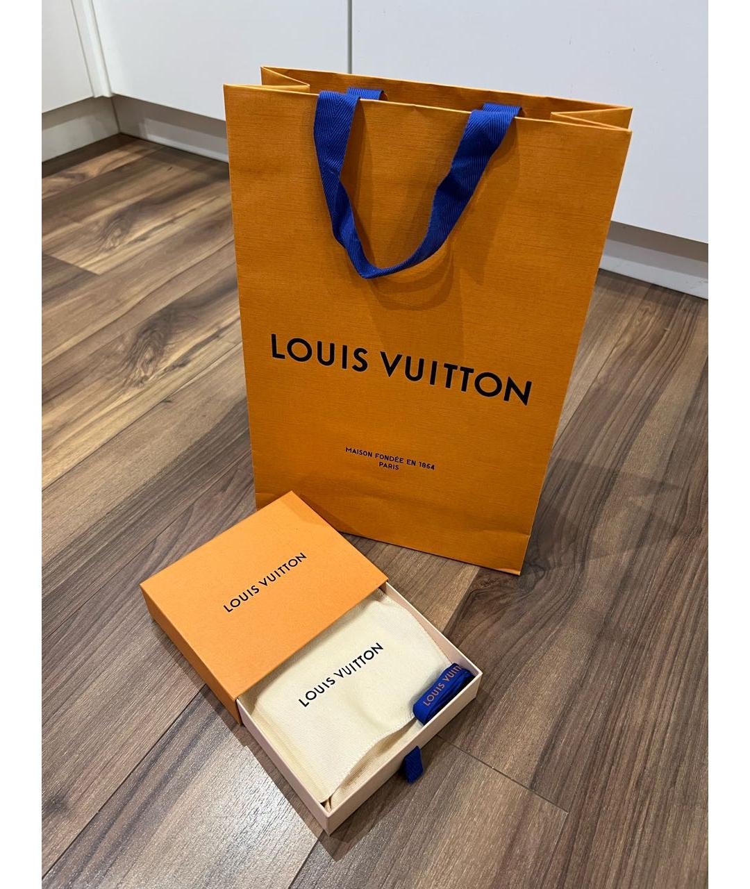 LOUIS VUITTON Коричневый кошелек, фото 6