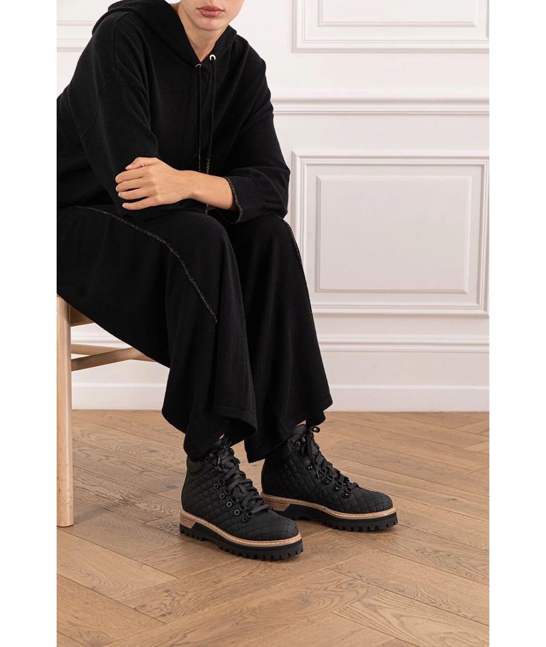 LE SILLA Черные кожаные ботинки, фото 5