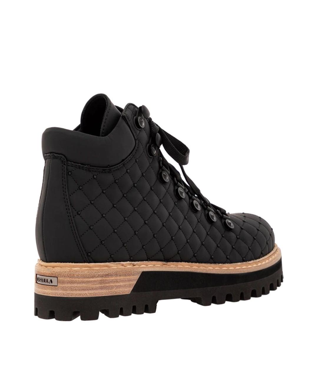 LE SILLA Черные кожаные ботинки, фото 2