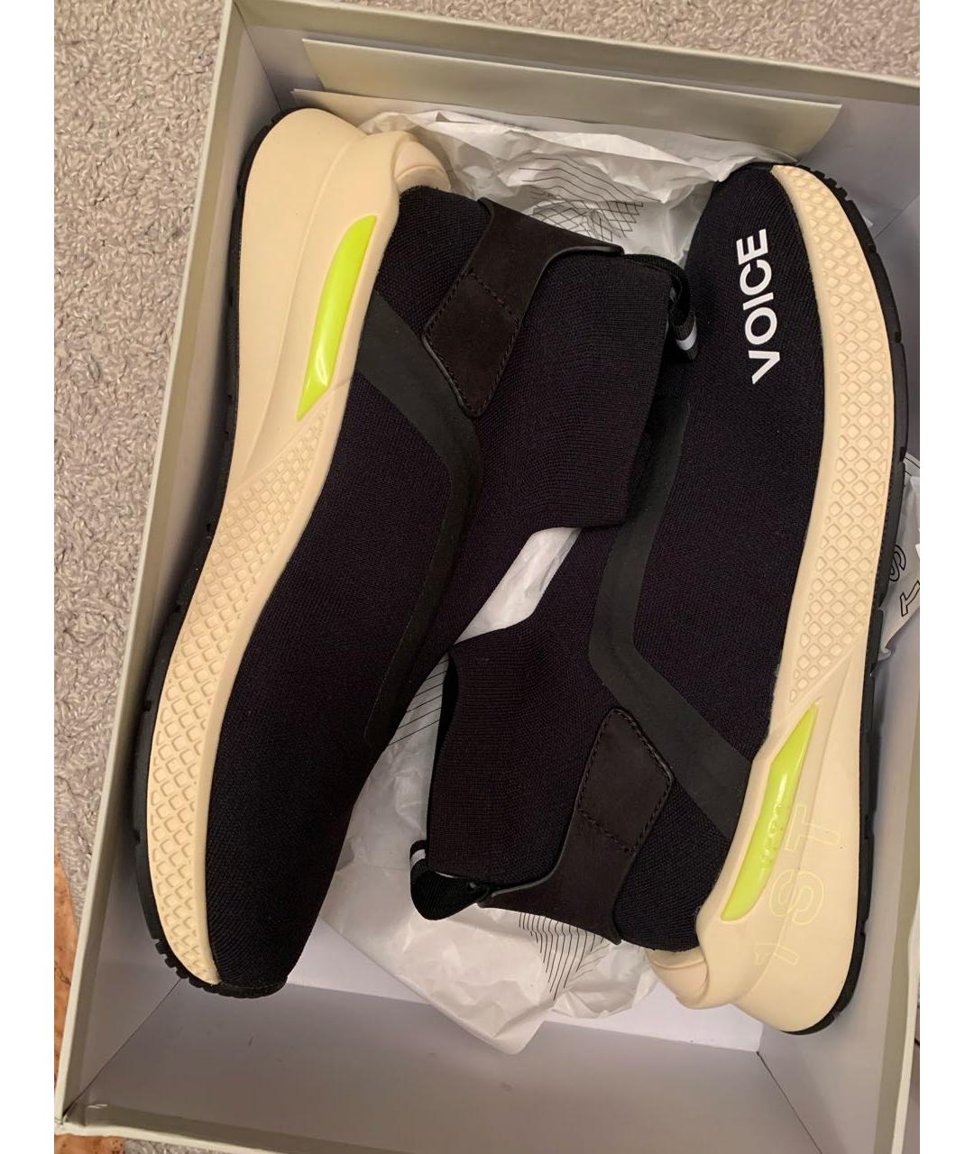 VFTS Черные текстильные высокие кроссовки / кеды, фото 2