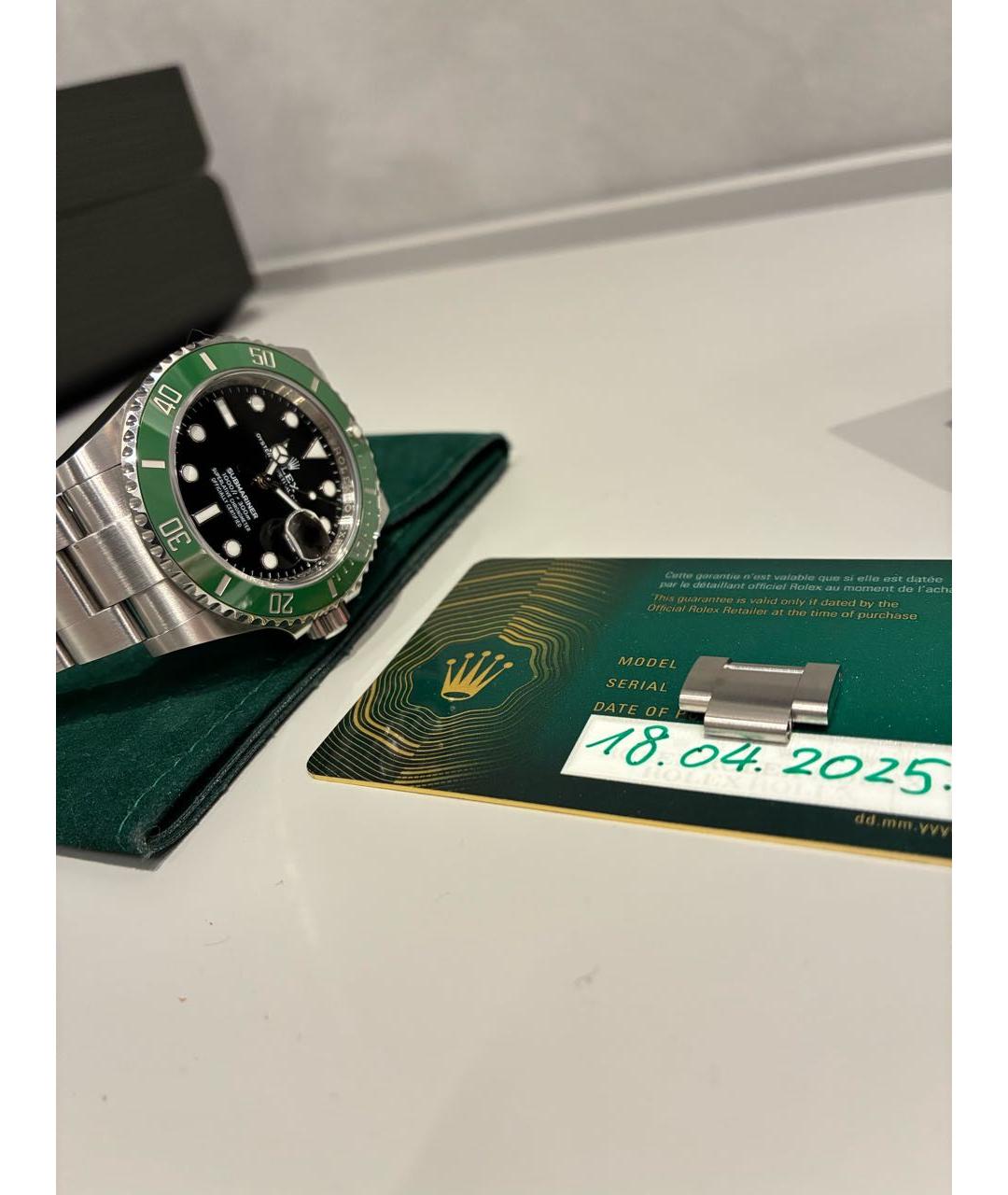 ROLEX Серебряные металлические часы, фото 4