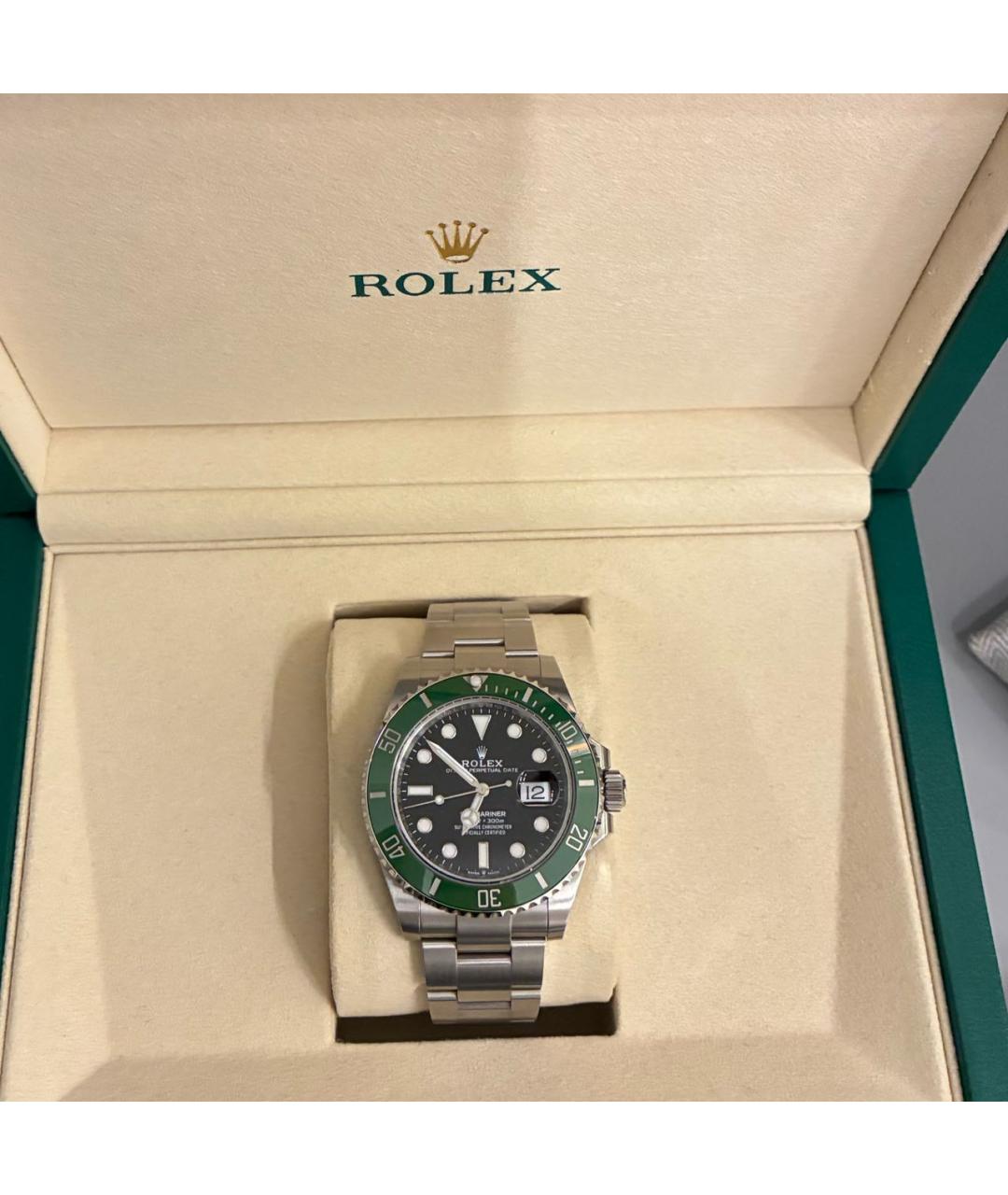 ROLEX Серебряные металлические часы, фото 9