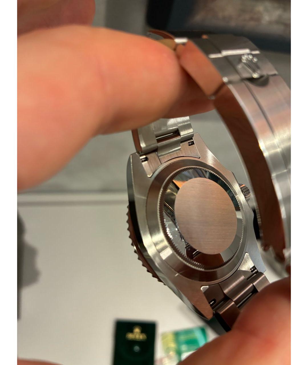 ROLEX Серебряные металлические часы, фото 3