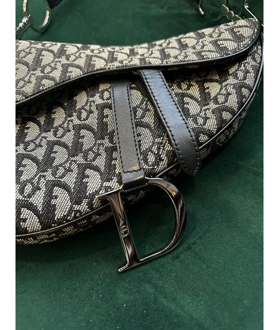 CHRISTIAN DIOR Серая сумка с короткими ручками, фото 3