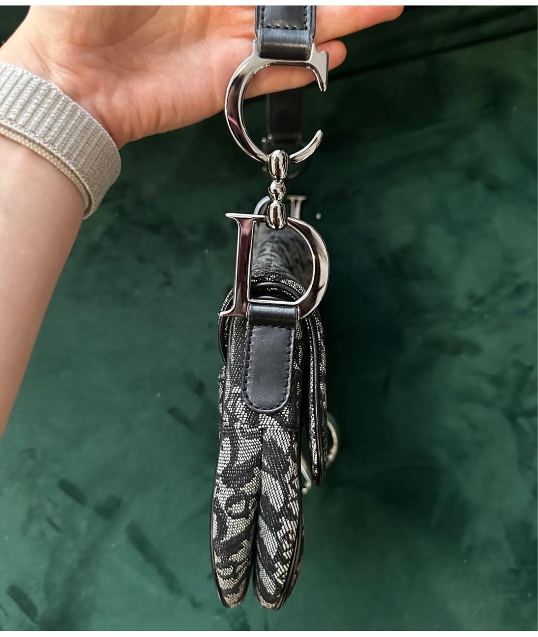 CHRISTIAN DIOR Серая сумка с короткими ручками, фото 4