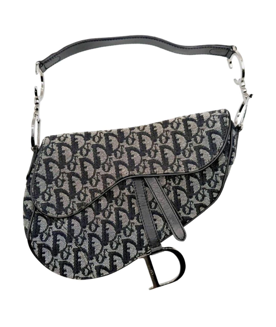 CHRISTIAN DIOR Серая сумка с короткими ручками, фото 1