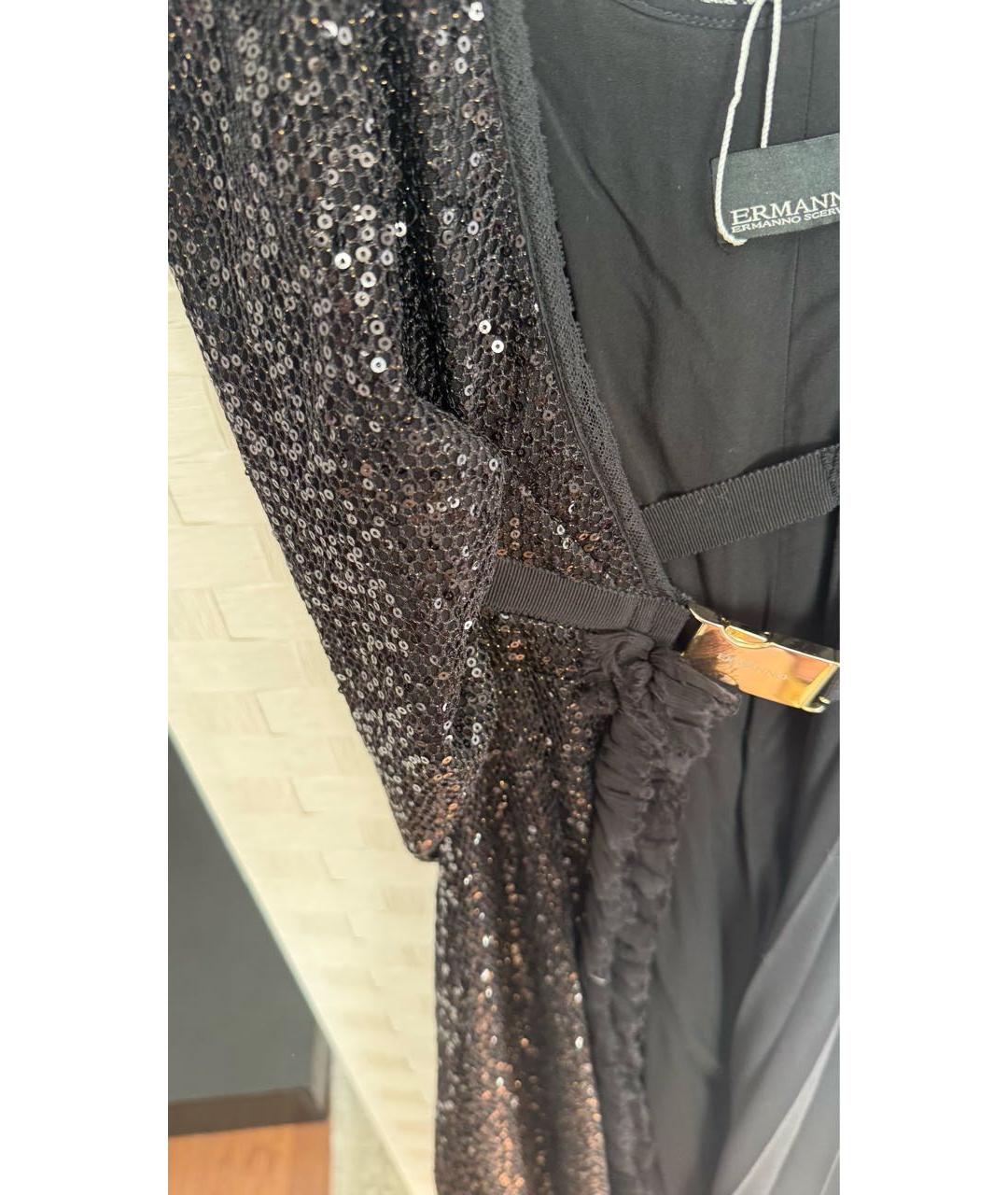 ERMANNO SCERVINO Черное вечернее платье, фото 4