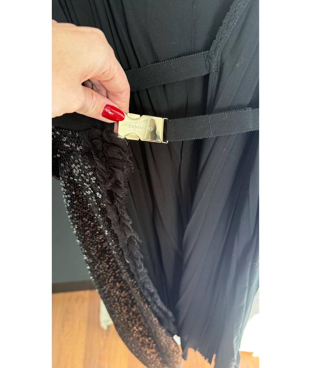 ERMANNO SCERVINO Черное вечернее платье, фото 5