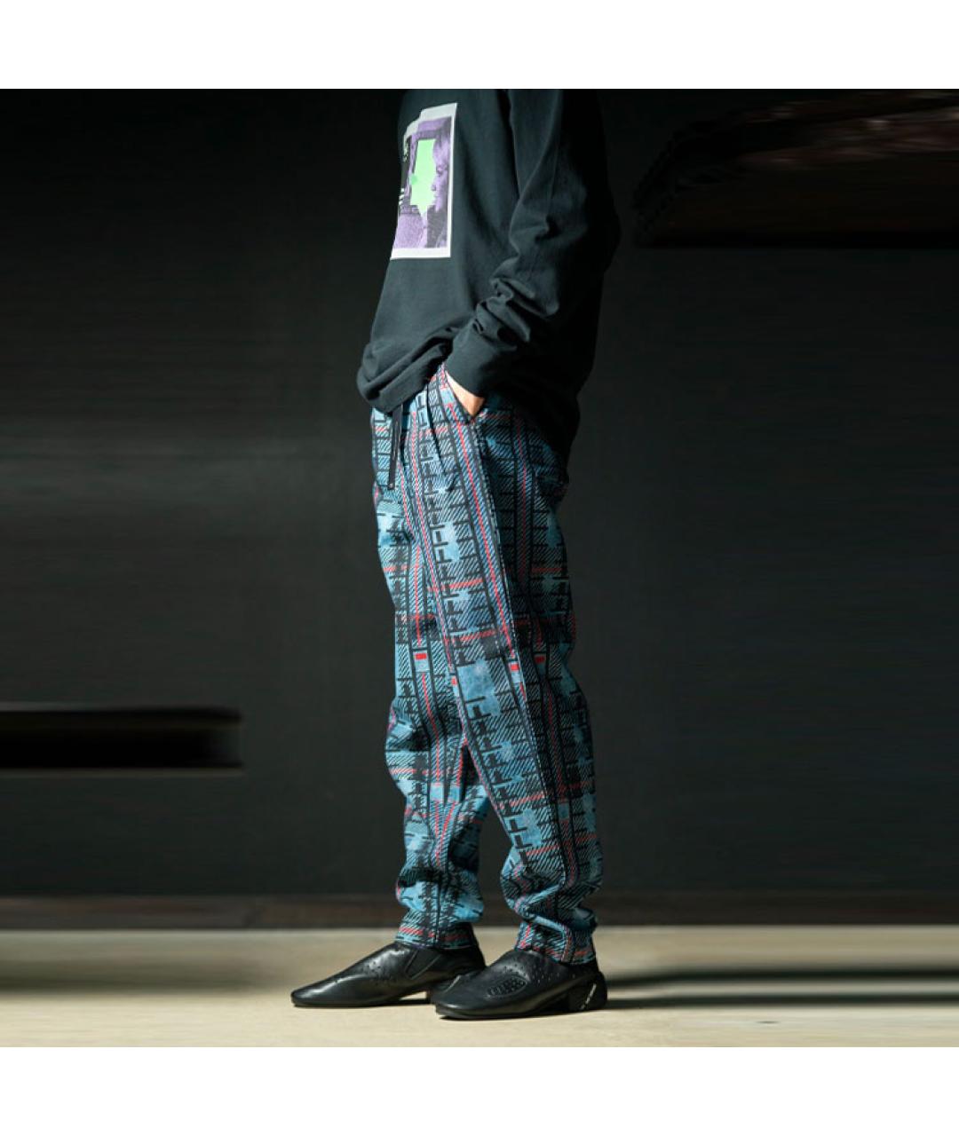 CAV EMPT Синие прямые брюки, фото 5