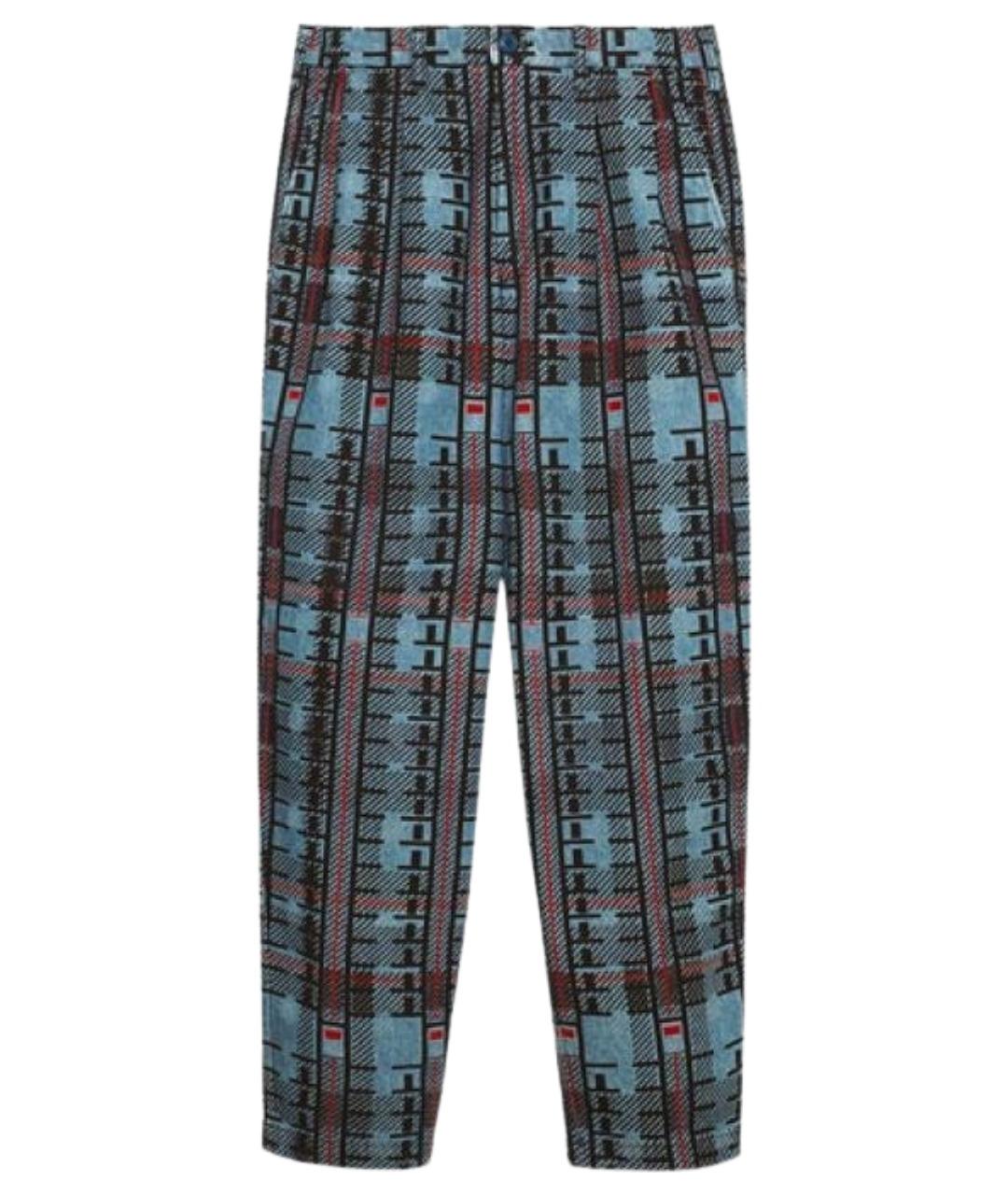 CAV EMPT Синие прямые брюки, фото 1