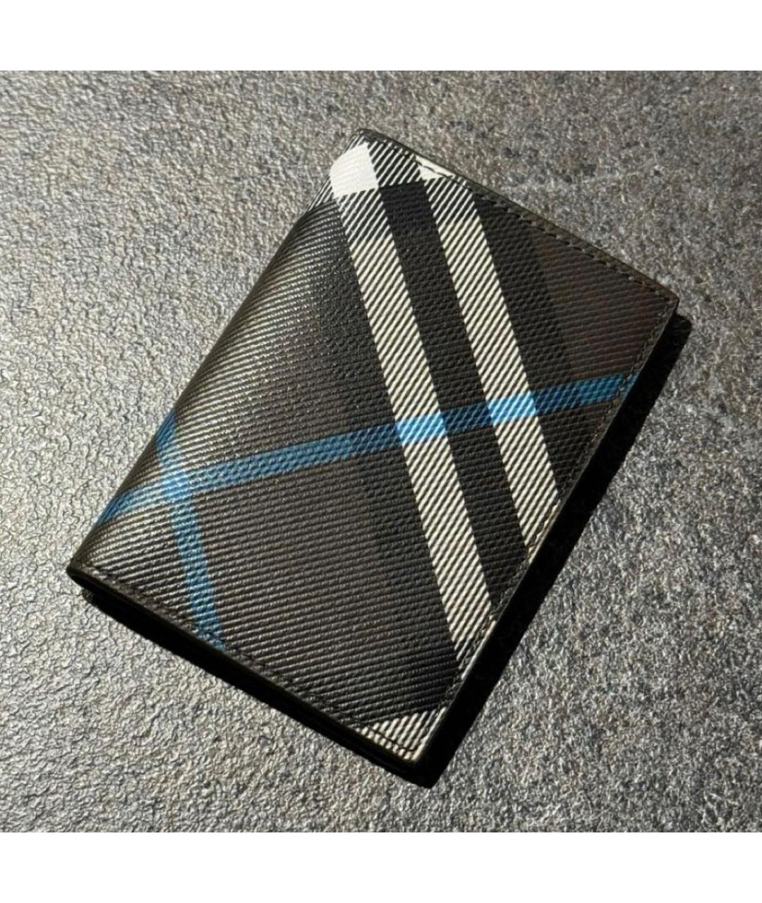 BURBERRY Коричневый кожаный кардхолдер, фото 3