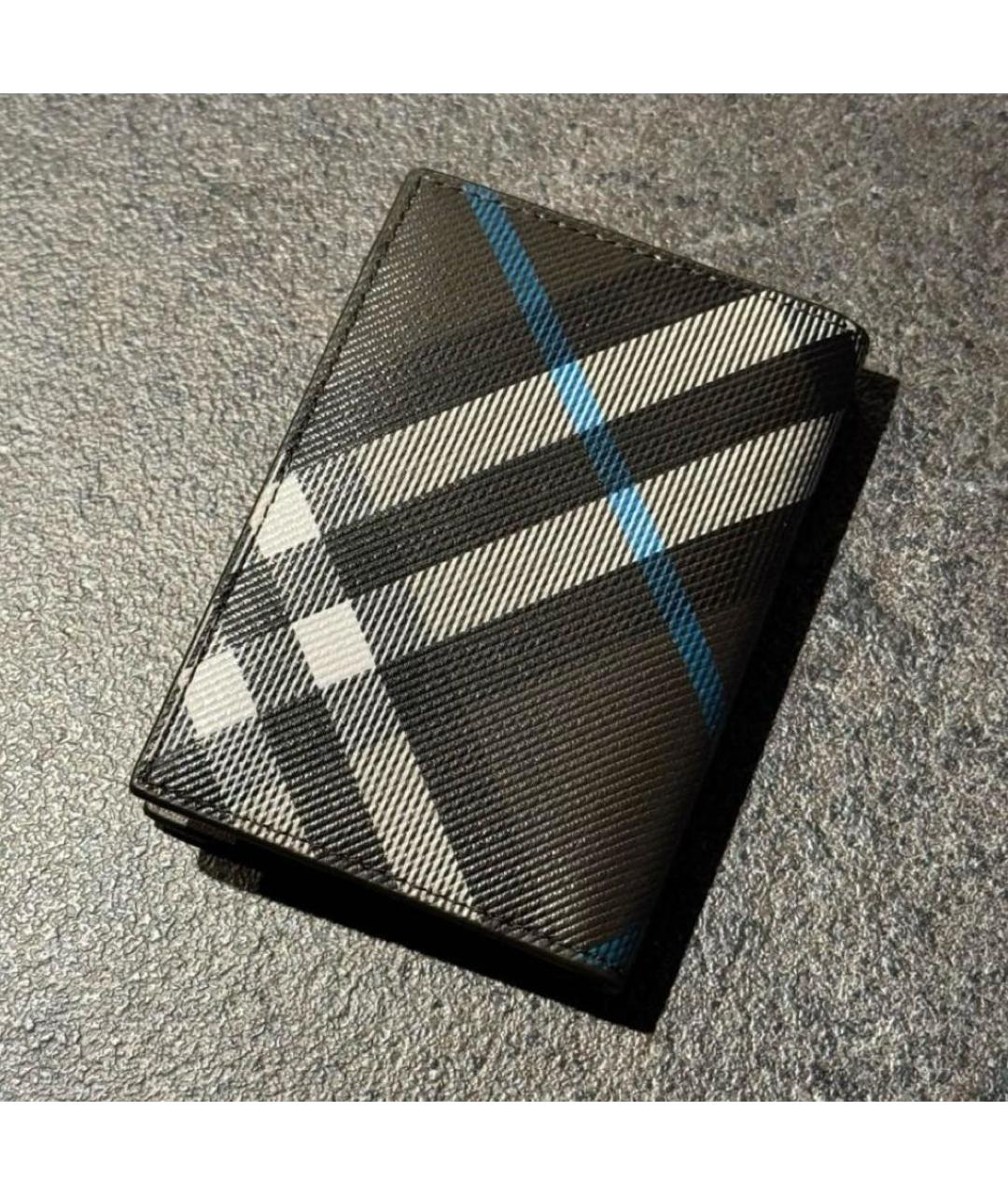 BURBERRY Коричневый кожаный кардхолдер, фото 4