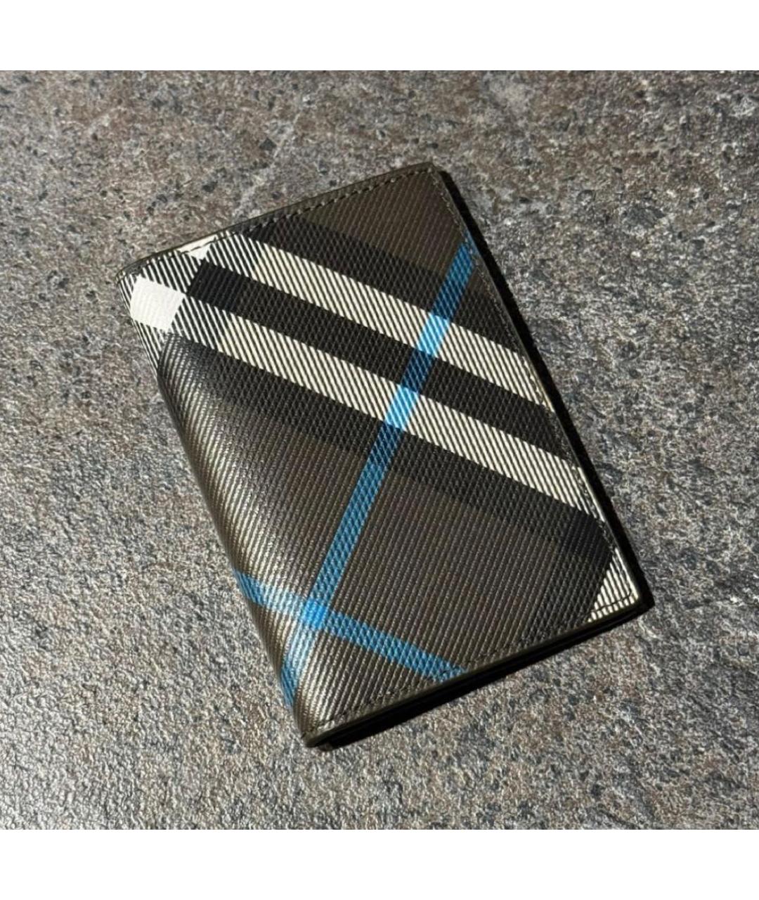 BURBERRY Коричневый кожаный кардхолдер, фото 2