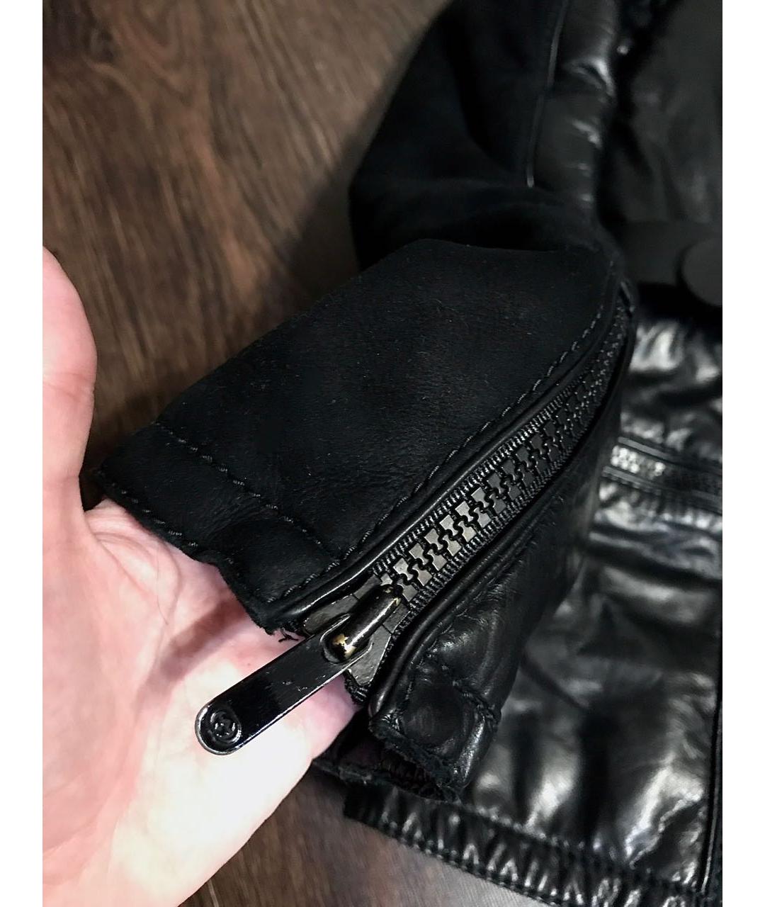 GUCCI Черная кожаная дубленка, фото 8