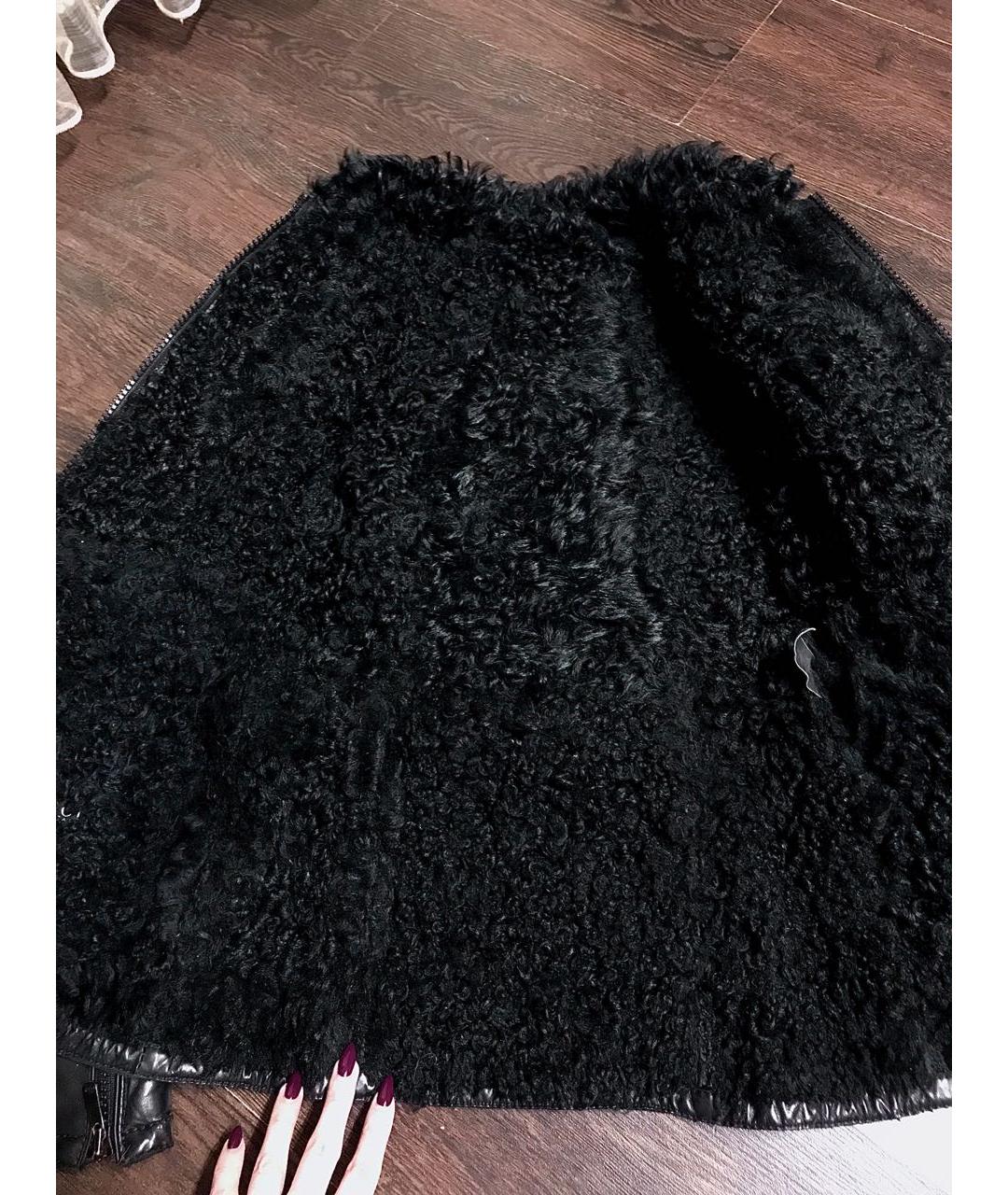 GUCCI Черная кожаная дубленка, фото 7