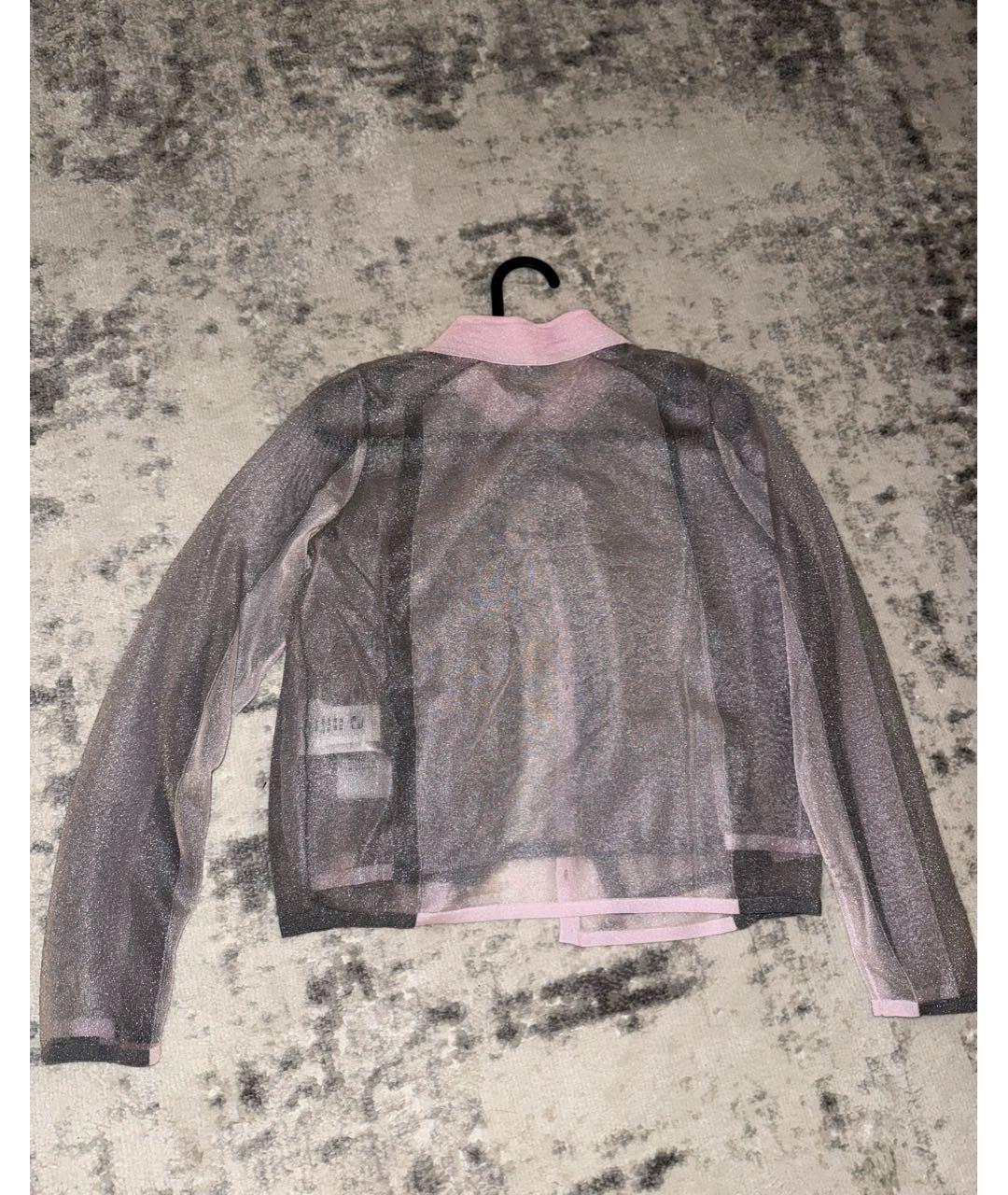 DIESEL Серая полиэстеровая рубашка, фото 3