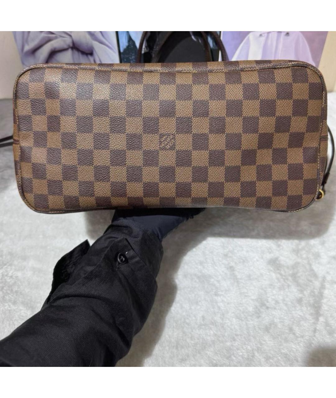 LOUIS VUITTON Коричневая сумка тоут, фото 5