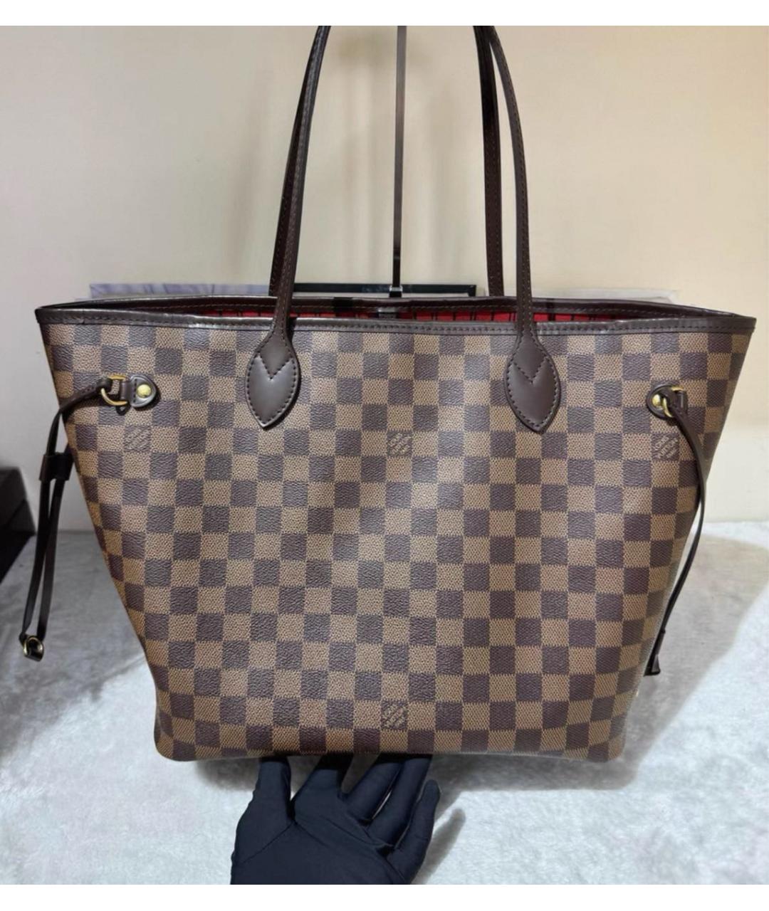 LOUIS VUITTON Коричневая сумка тоут, фото 4