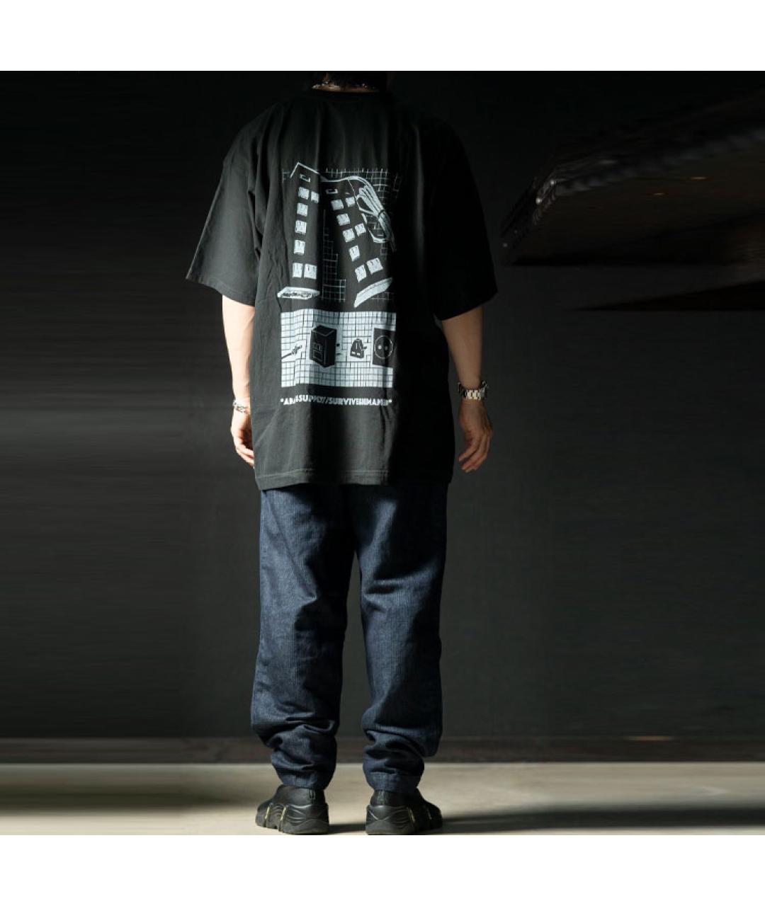 CAV EMPT Синие прямые джинсы, фото 4