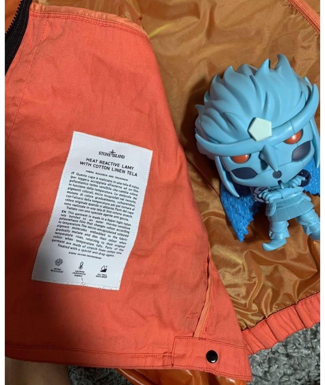 STONE ISLAND Оранжевая куртка, фото 4