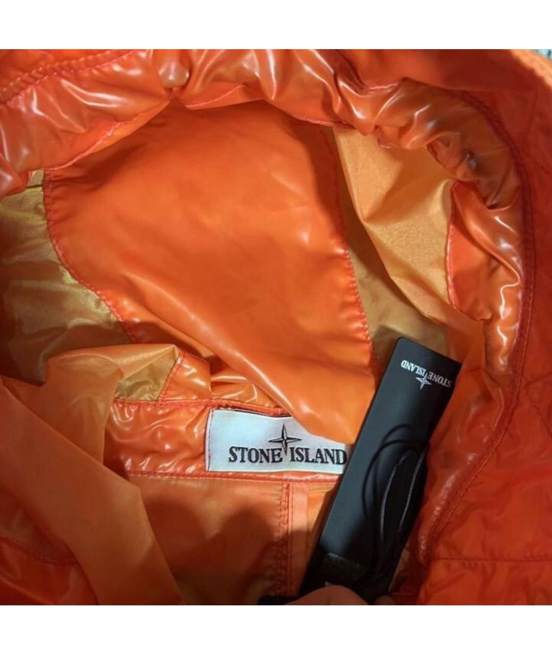 STONE ISLAND Оранжевая куртка, фото 3