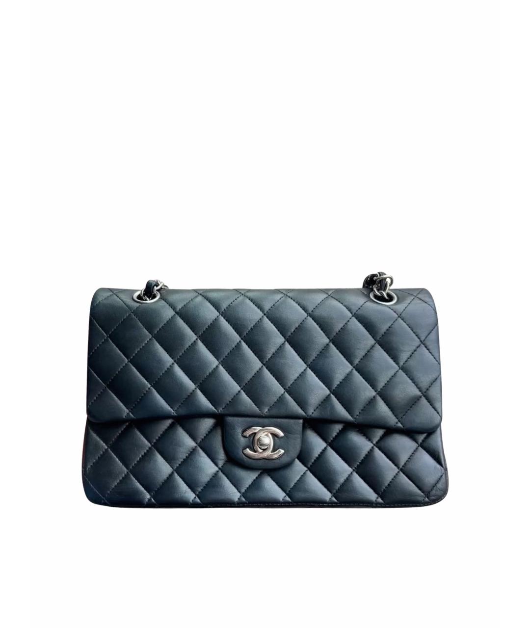 CHANEL Черная кожаная сумка через плечо, фото 1