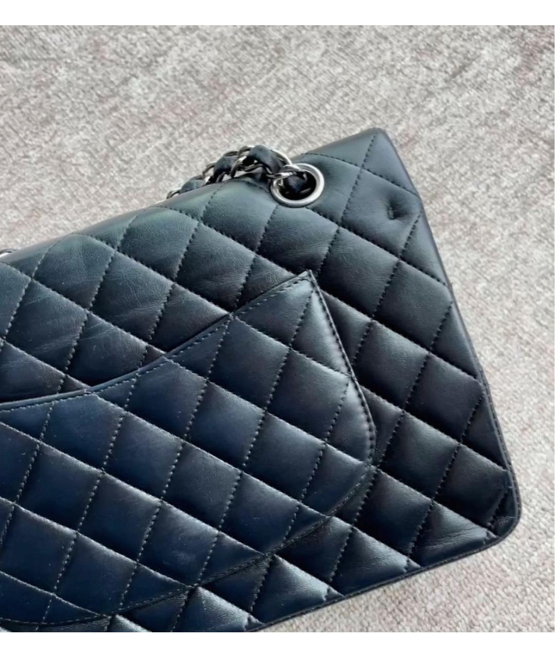 CHANEL Черная кожаная сумка через плечо, фото 4