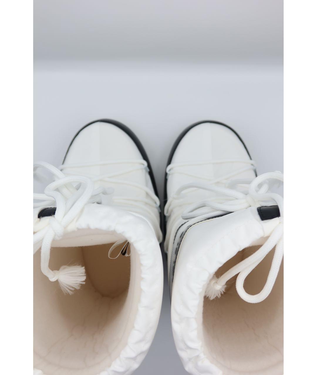 MOON BOOT Белые синтетические сапоги, фото 5