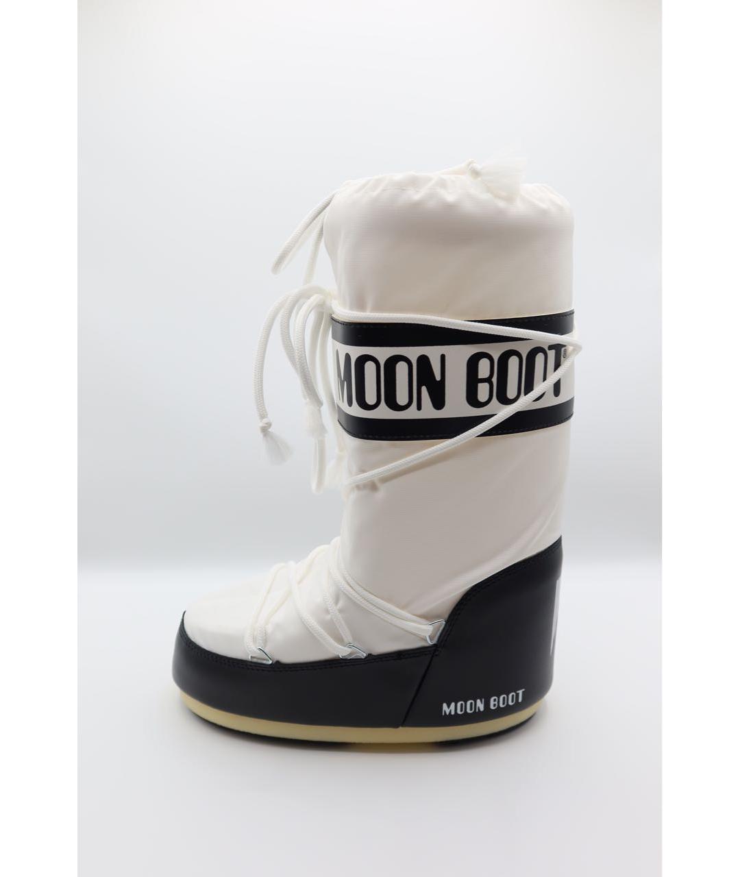 MOON BOOT Белые синтетические сапоги, фото 7