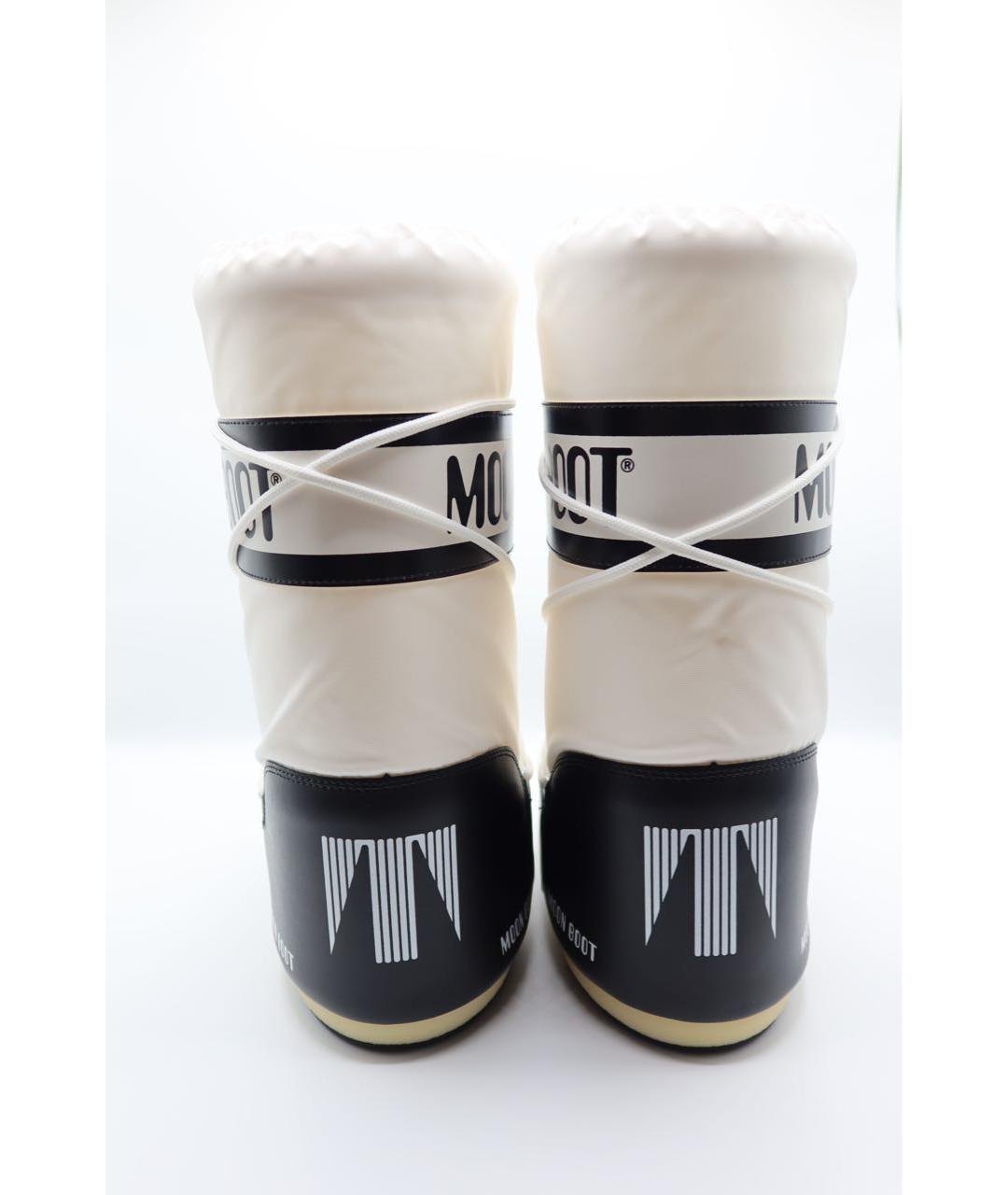 MOON BOOT Белые синтетические сапоги, фото 4