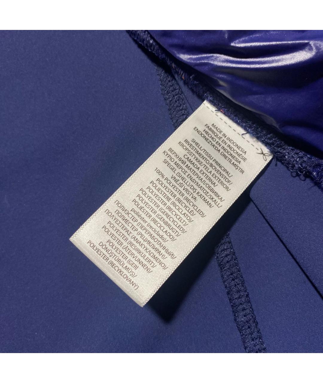 RALPH LAUREN Темно-синяя полиэстеровая куртка, фото 8