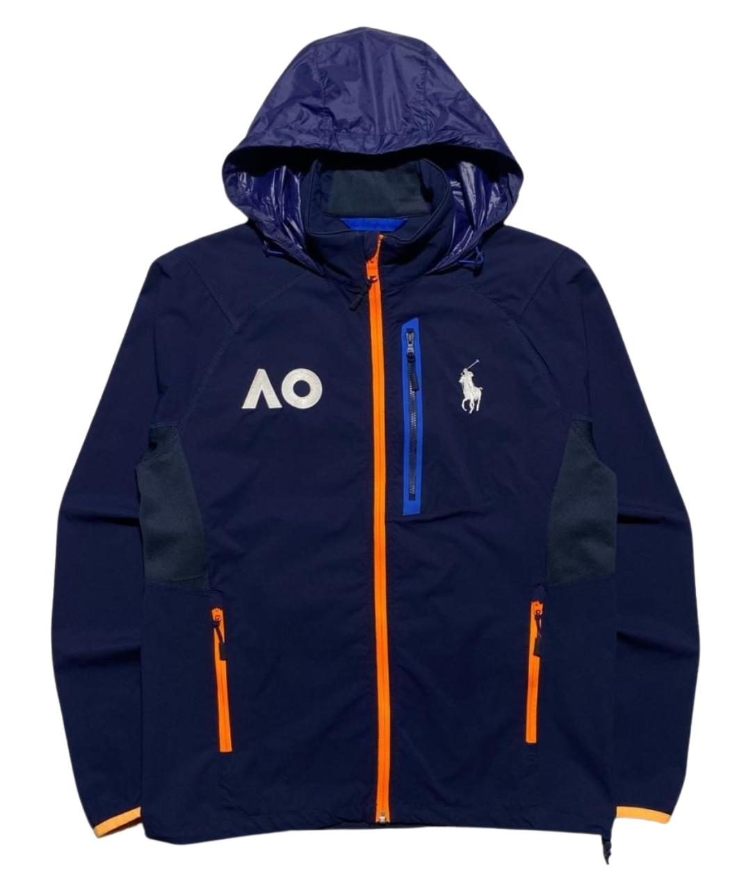 RALPH LAUREN Темно-синяя полиэстеровая куртка, фото 1