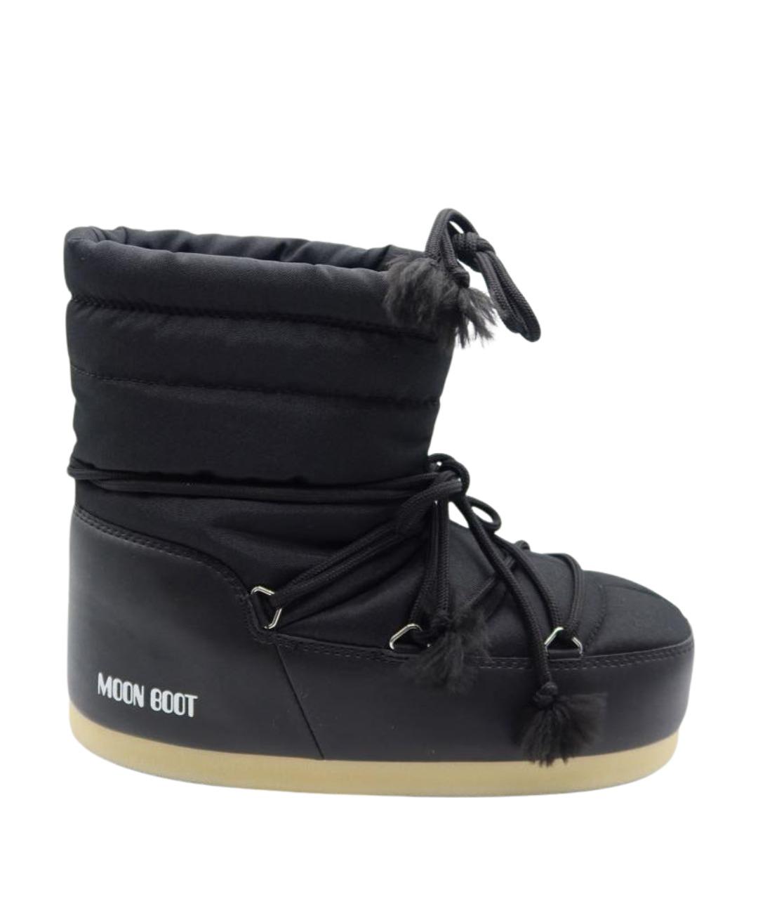 MOON BOOT Черные ботинки, фото 1