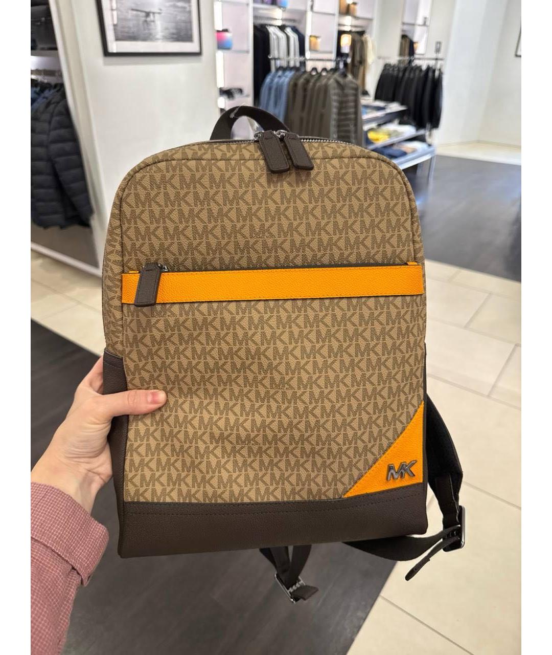 MICHAEL KORS Коричневый рюкзак, фото 2