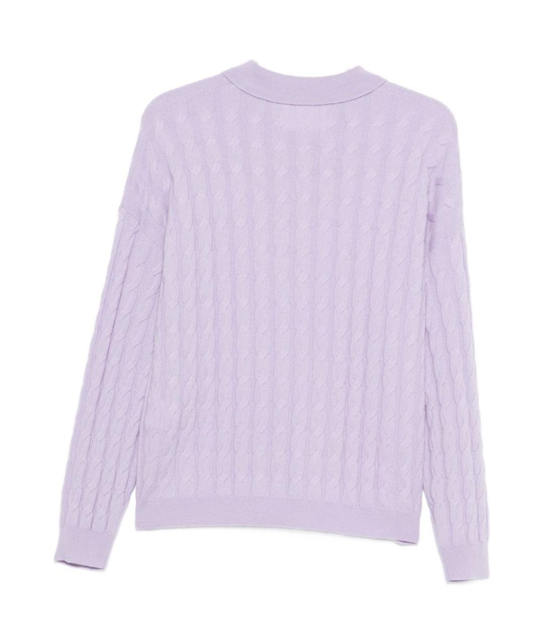 LISA YANG Фиолетовый кашемировый джемпер / свитер, фото 2