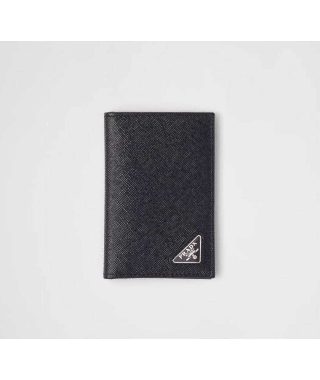 PRADA Черный кардхолдер из лакированной кожи, фото 6