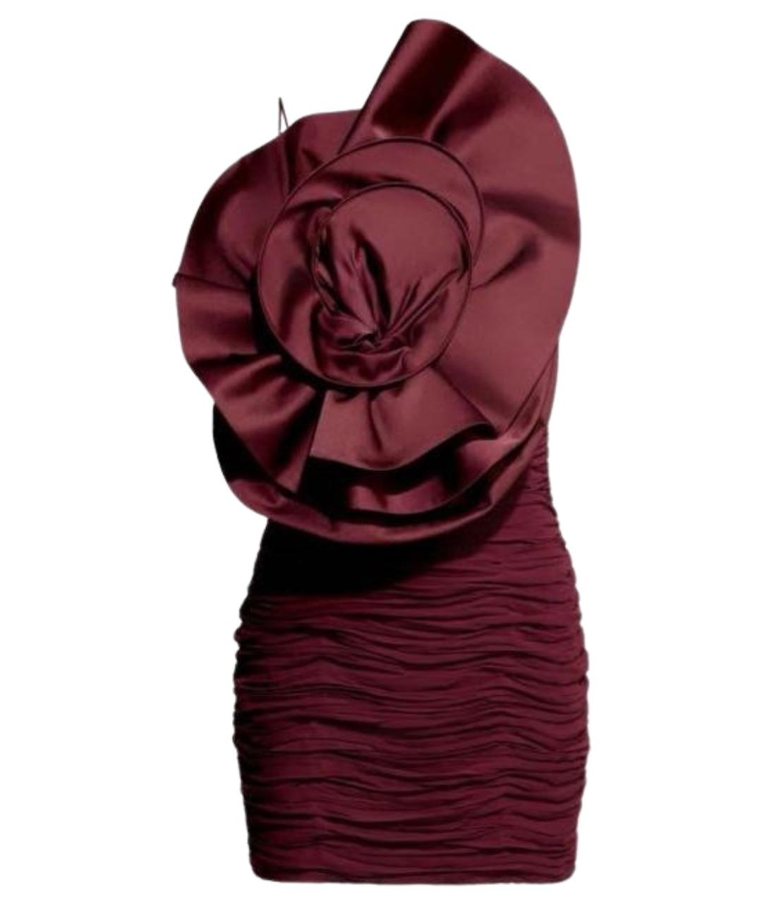 MAGDA BUTRYM Бордовое коктейльное платье, фото 1