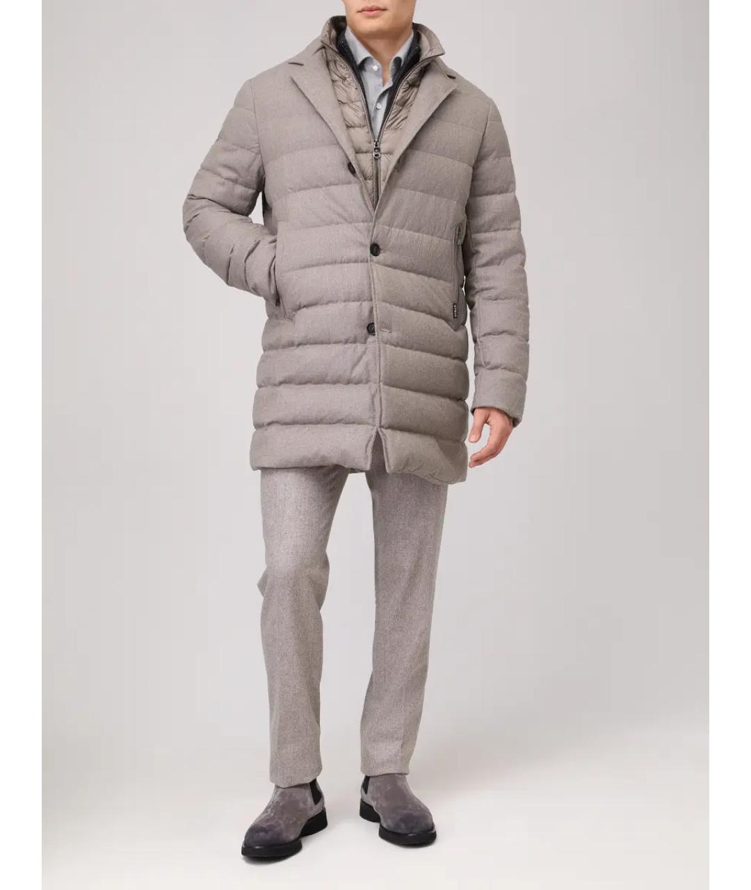 HETREGO Бежевый пуховик, фото 2