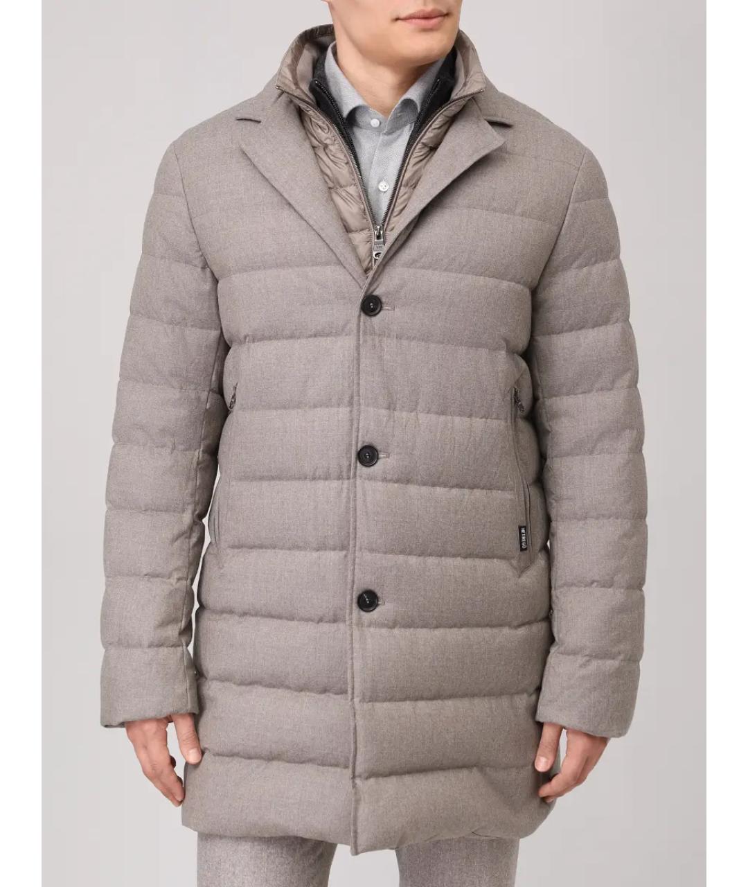 HETREGO Бежевый пуховик, фото 4