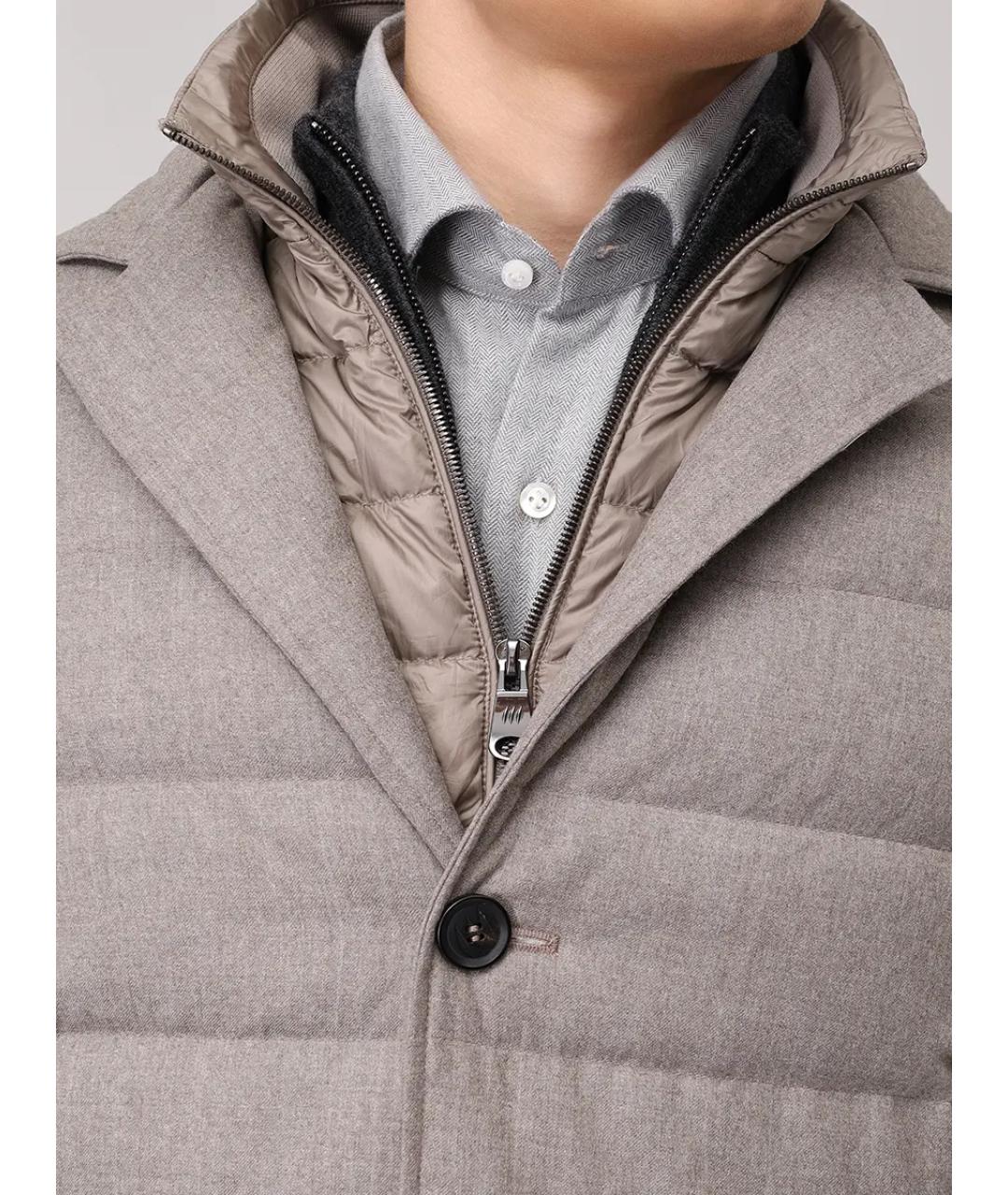 HETREGO Бежевый пуховик, фото 5