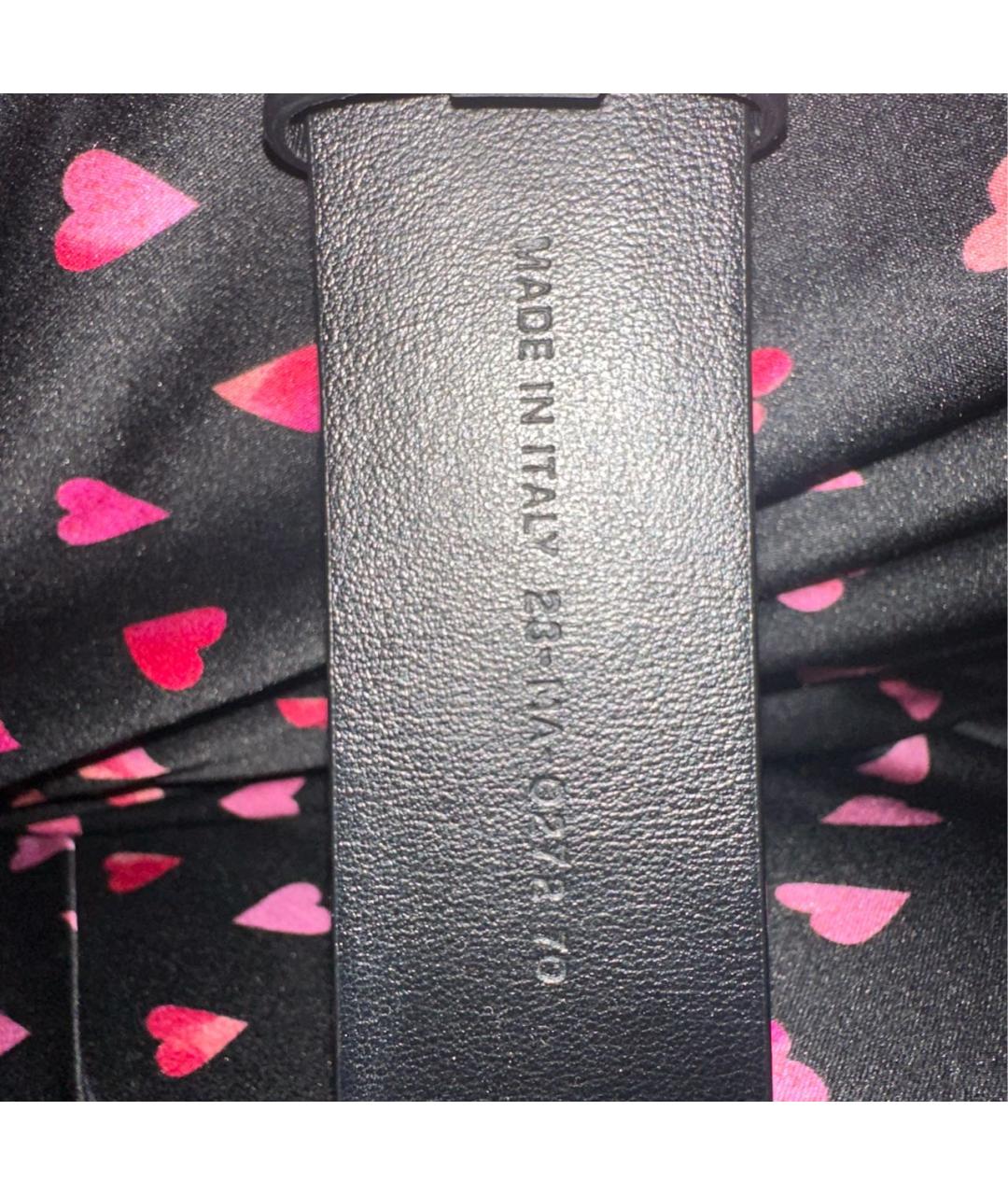 CHRISTIAN DIOR Черный кожаный ремень, фото 4