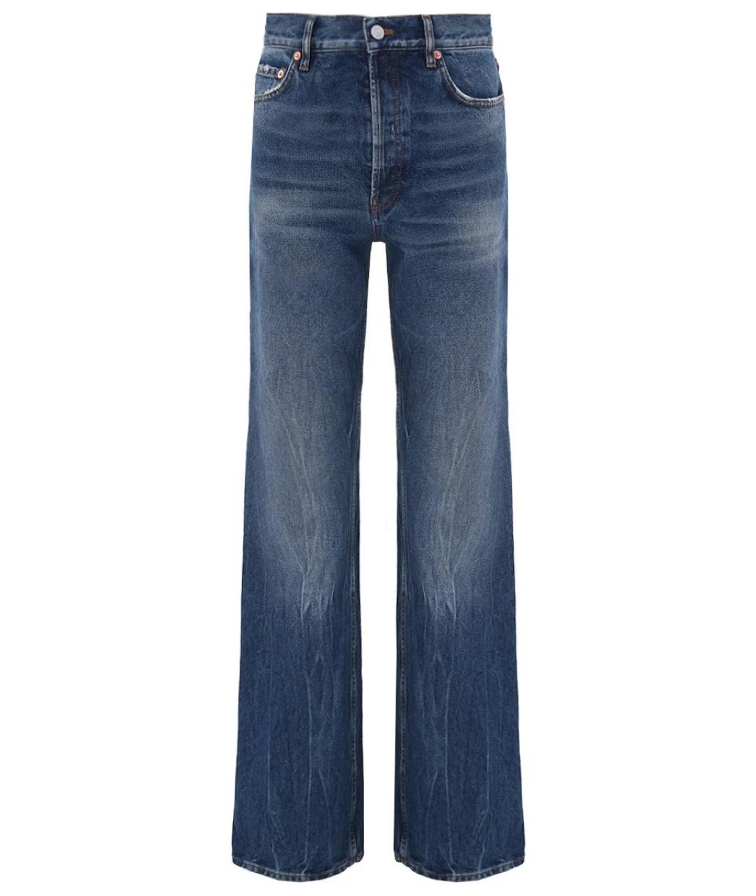 BALENCIAGA Темно-синие прямые джинсы, фото 6