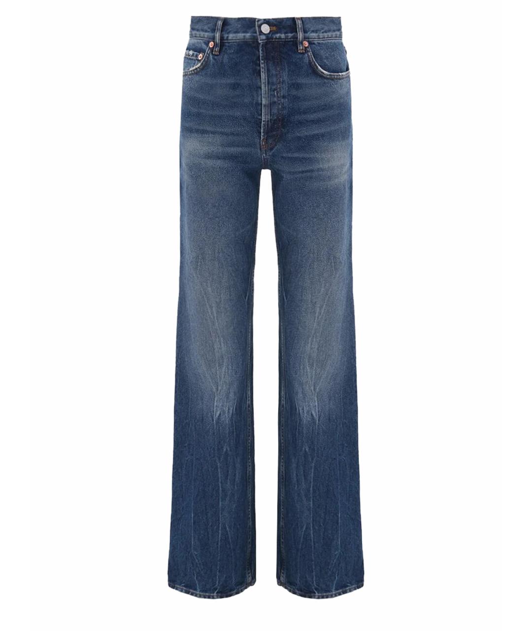 BALENCIAGA Темно-синие прямые джинсы, фото 1