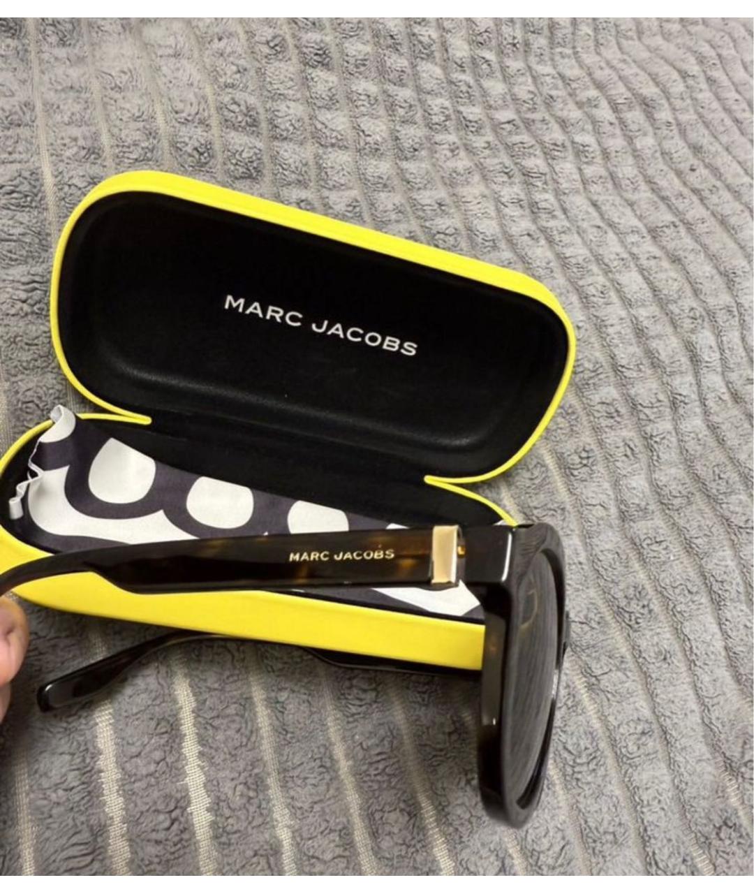 MARC JACOBS Коричневые пластиковые солнцезащитные очки, фото 2