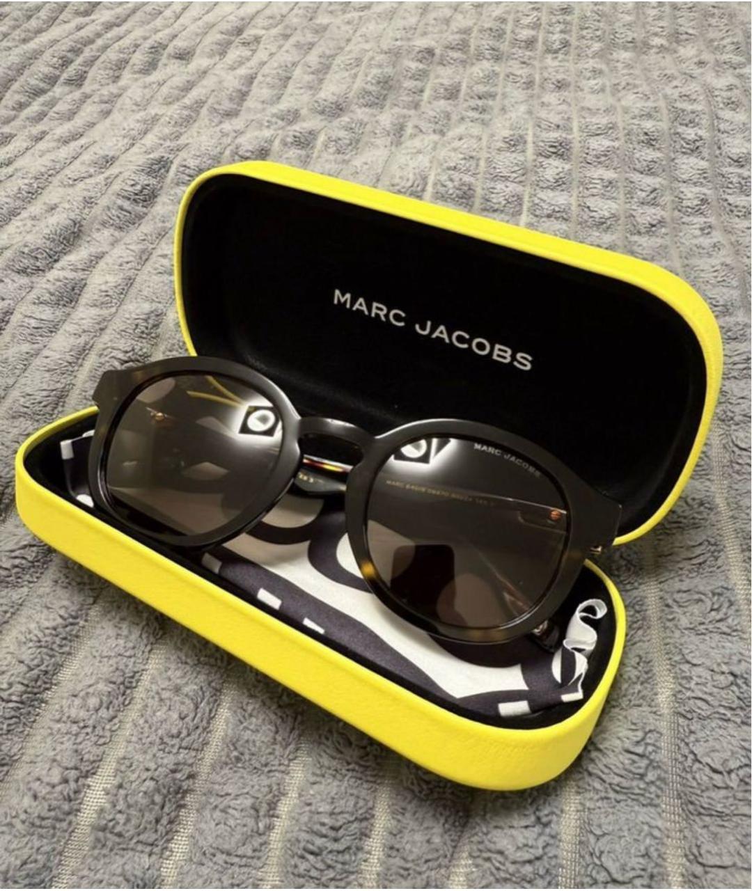 MARC JACOBS Коричневые пластиковые солнцезащитные очки, фото 5